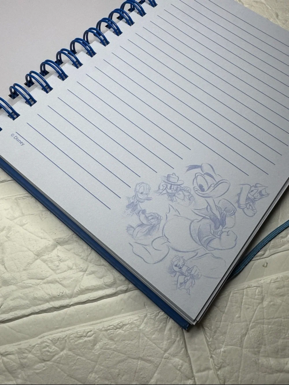 Disney Blue Spiral Notebook Journal